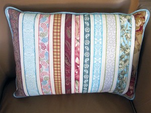 Detail view of pillow